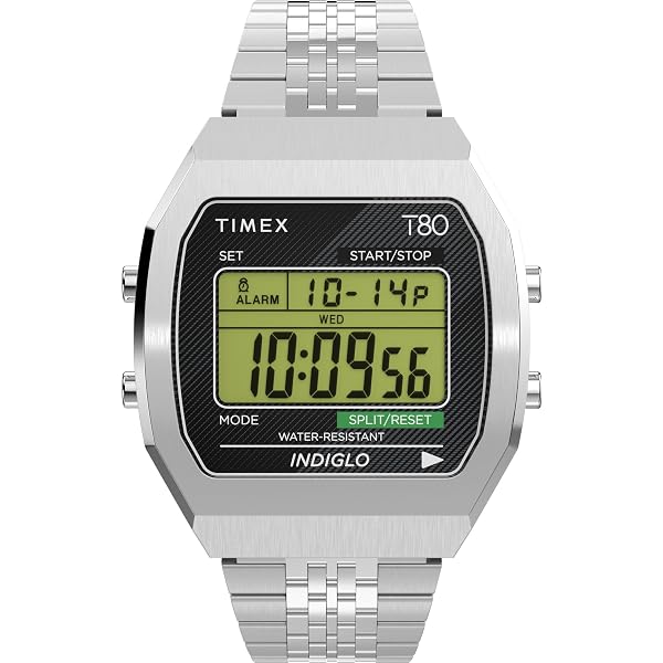 Amazon.com: Timex Unisex T80 34mm Watch - Stainless Steel